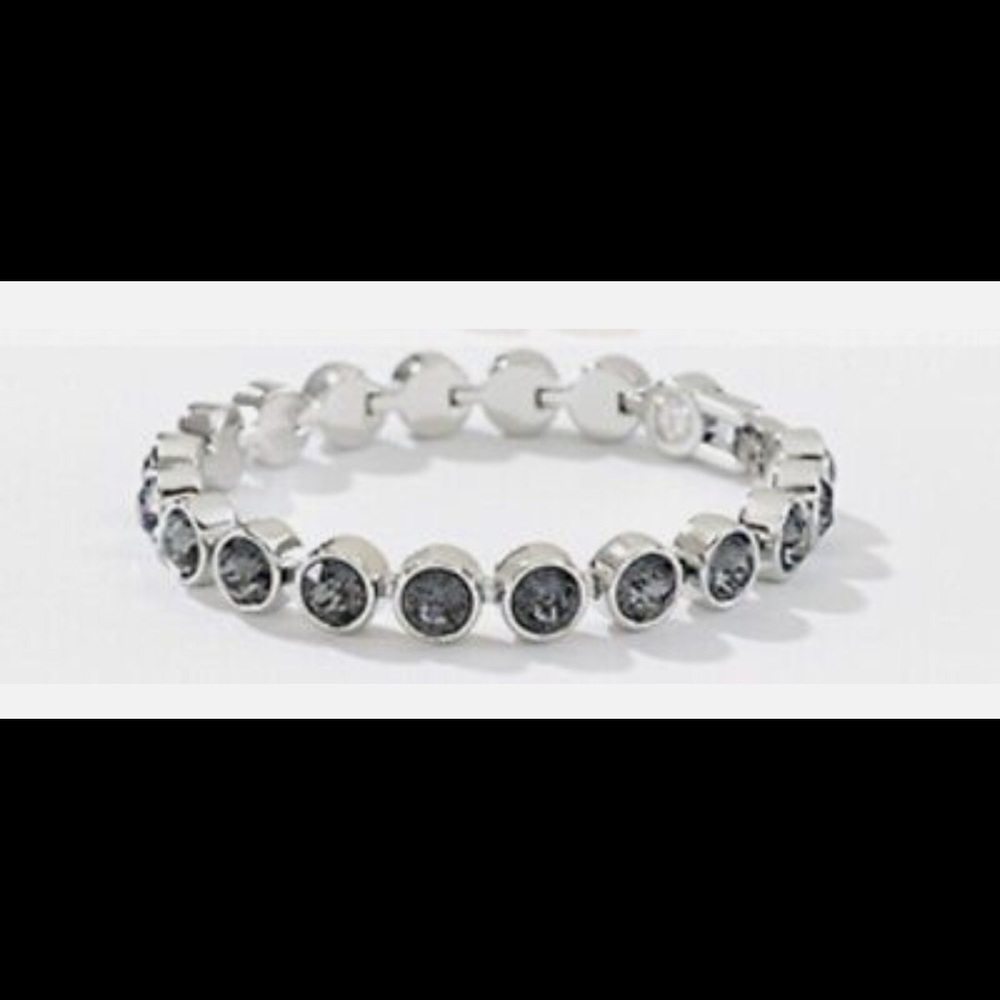 Touchstone Crystal by Swarovski ice bracelet SILVER NIGHT new in box BNIB